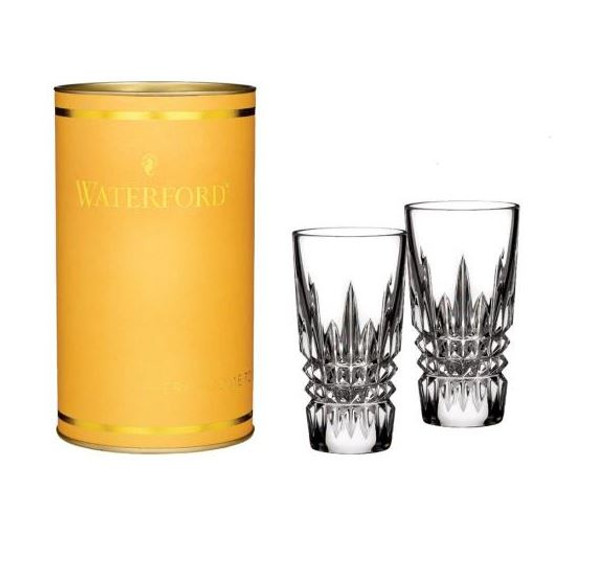Waterford | Wedding Gift | Diamond Shot Glass Pair | Giftology Lismore