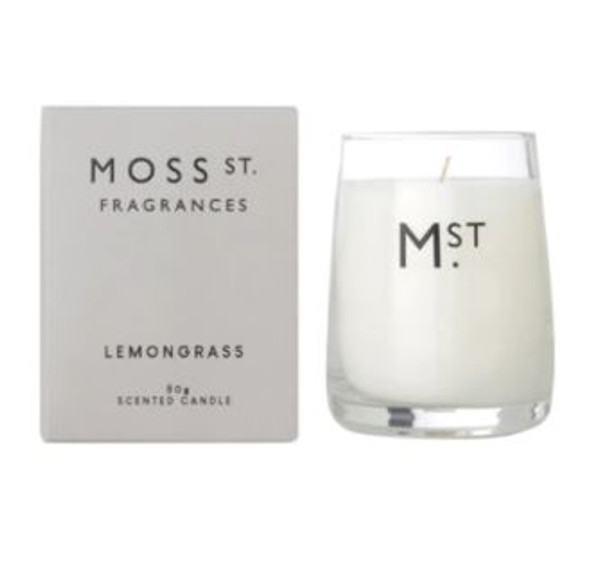 Moss St Lemongrass Small Candle | 80g