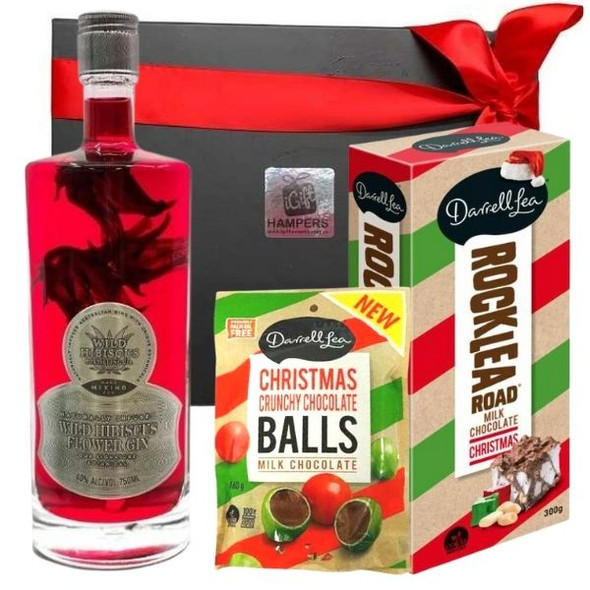 Christmas Gin Gift Set with Chocolates