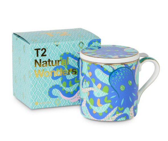 T2 Mug + Infuser - Wonders of the Sea