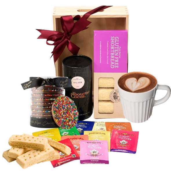 Gift Hamper - Hot Chocolate - Tea - Biscuits - Chocolate