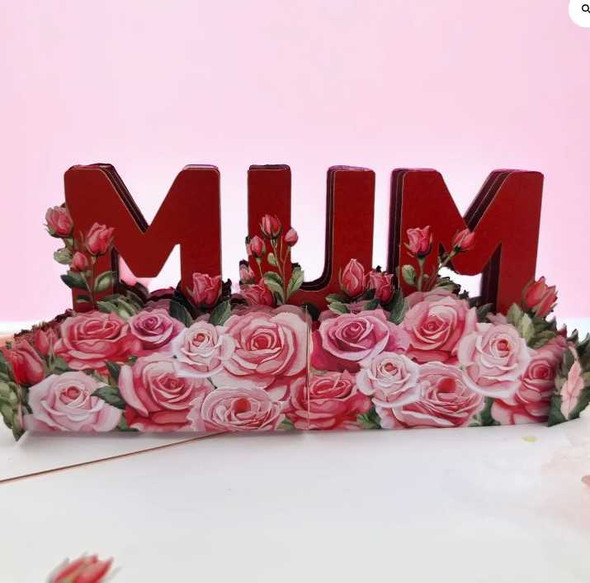 Mothers Day Card - Best Mum Pop Up Card