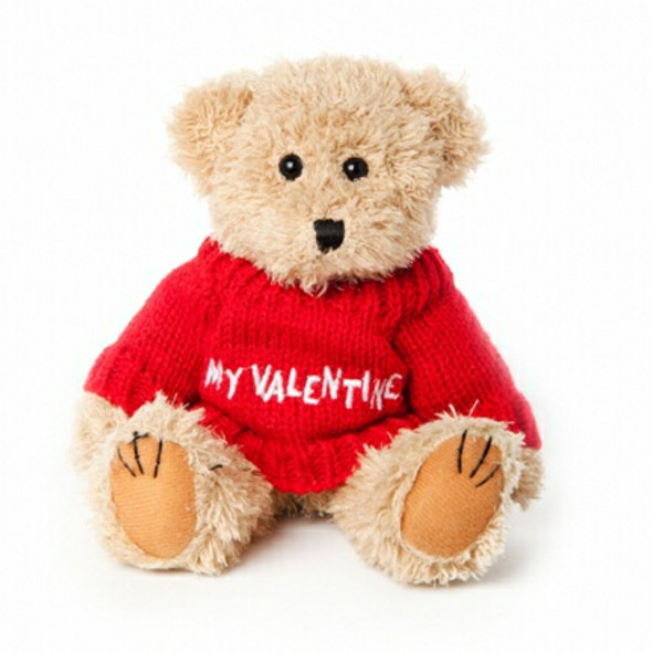 Valentines Day Teddy Bear | Message Bear - "My Valentine" Red