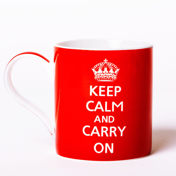 Keep Calm and Carry On Fine China Mug