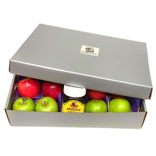 Halal Gift - Apples + Honey Fruit Hamper
