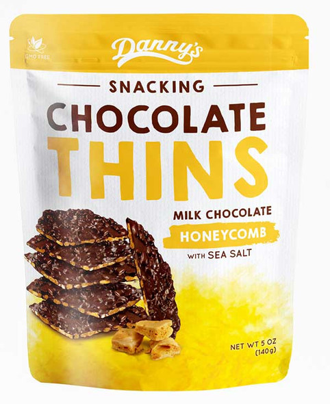 Danny's Snacking Chocolate Thins Honeycomb Danny's Snacking Chocolate Thins Honeycomb