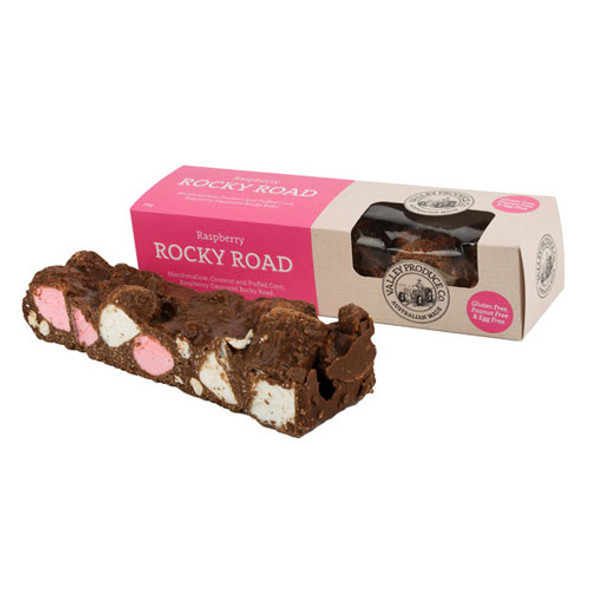 Raspberry Rocky Road Milk chocolate 200g