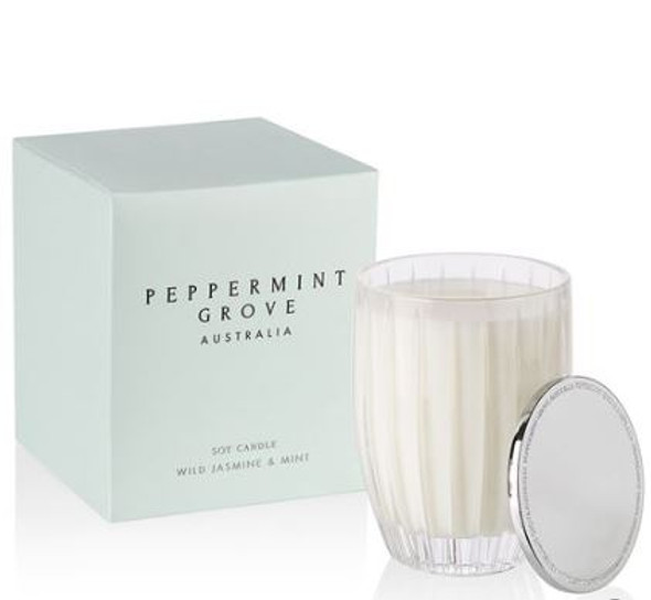 Wild Jasmine & Mint Small Luxury Candle 60g - Peppermint Grove