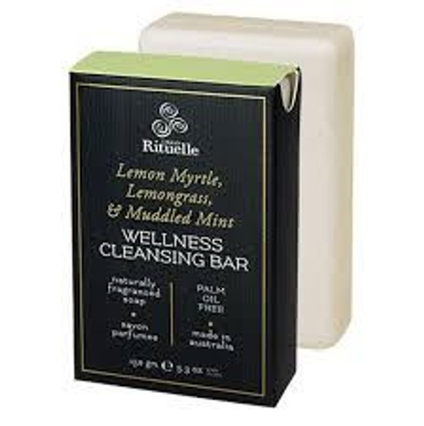 Urban Rituelle | Lemon Myrtle, Lemongrass & Muddled Mint | Wellness Cleansing Soap Bar - 150gm