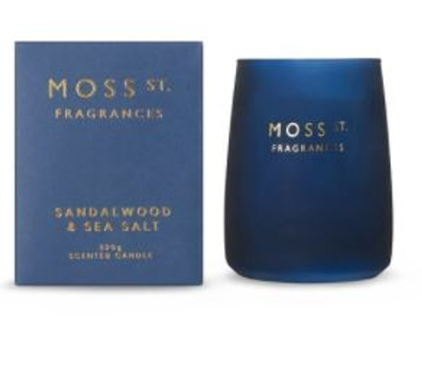 Moss St Sandalwood & Sea Salt Large Candle | 320g