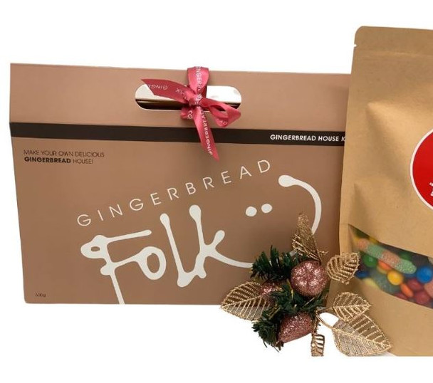 Gingerbread House Kit with Decorations - perfect for the festive season
