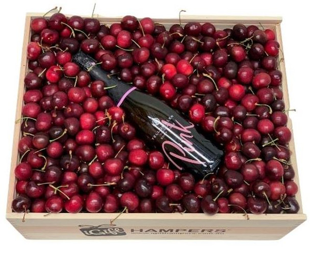 Cherry Christmas Hamper + Yellowglen Pink