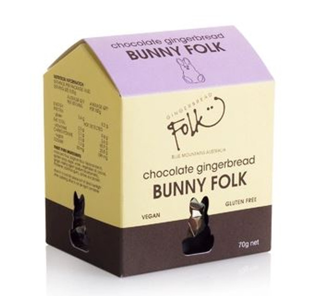 Gingerbread Folk Mini Folk Bunnies Box 70g