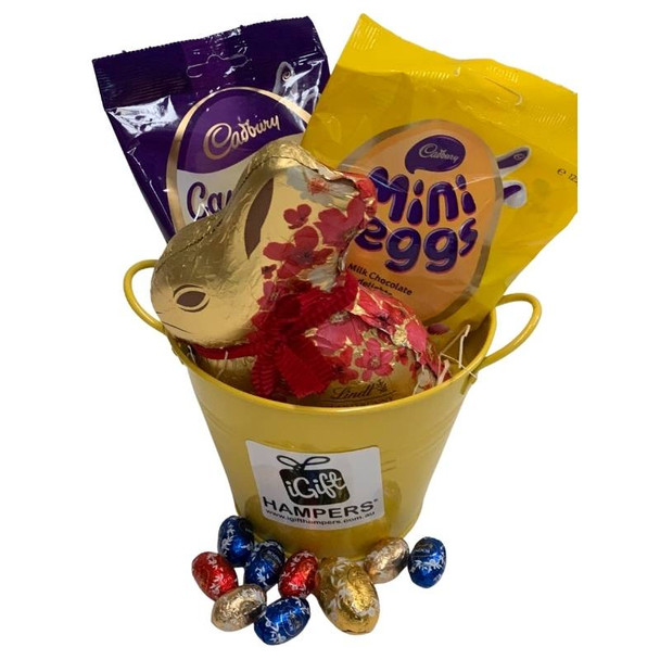 Easter Hampers with Easter Eggs