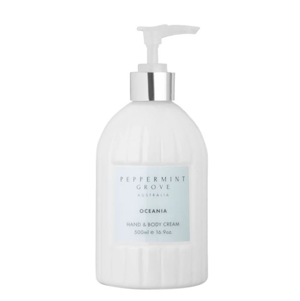 Peppermint Grove - Hand & Body Cream 500ml - Oceania