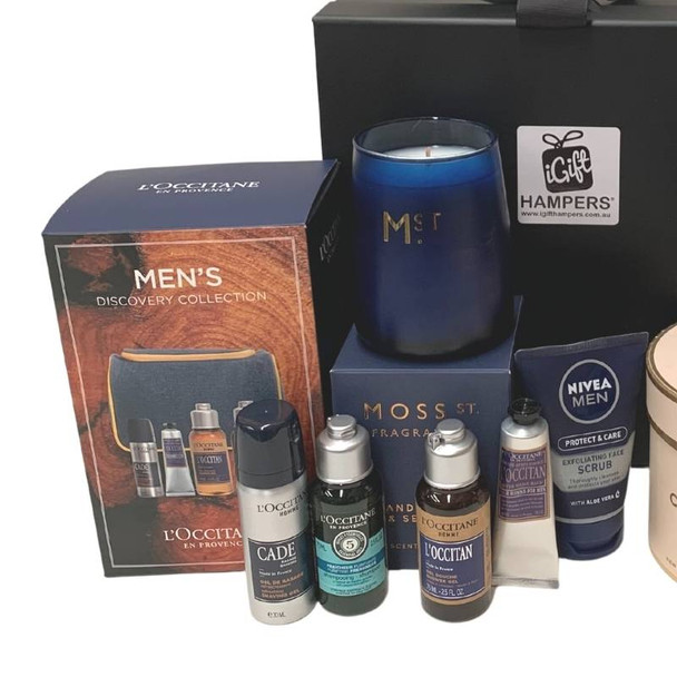 Luxury Men's L'Occitane and Moet Gift Hamper