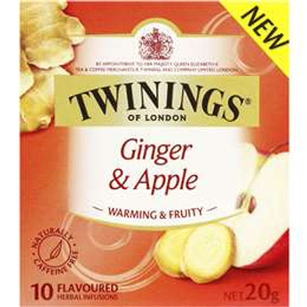 Twinings Tea | Ginger & Apple Tea 10pk