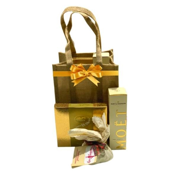 Christmas Treats Gift Bag with Moet Piccolo