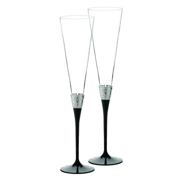 Vera Wang With Love Noir Toasting Flute Pair