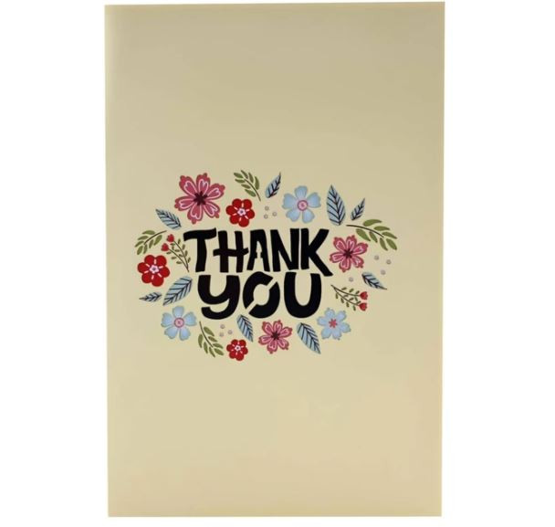Pop Up Cards | Thank You Floral