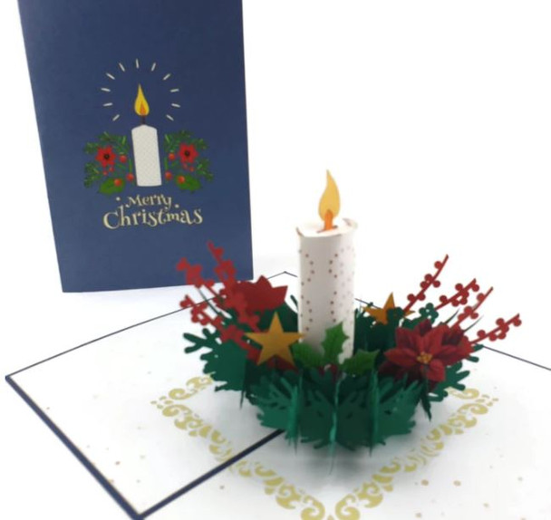 Pop Up Cards | Christmas Candle