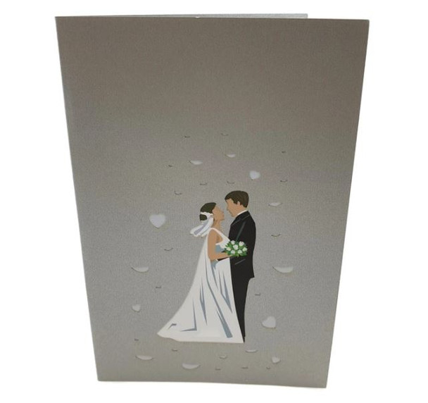 Congrats wedding pop up card