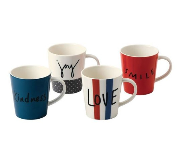 Royal Doulton | Ellen DeGeneres Joy Mug Set of 4