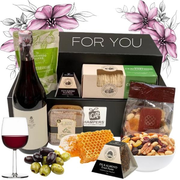 Red Wine & Nibbles Hamper