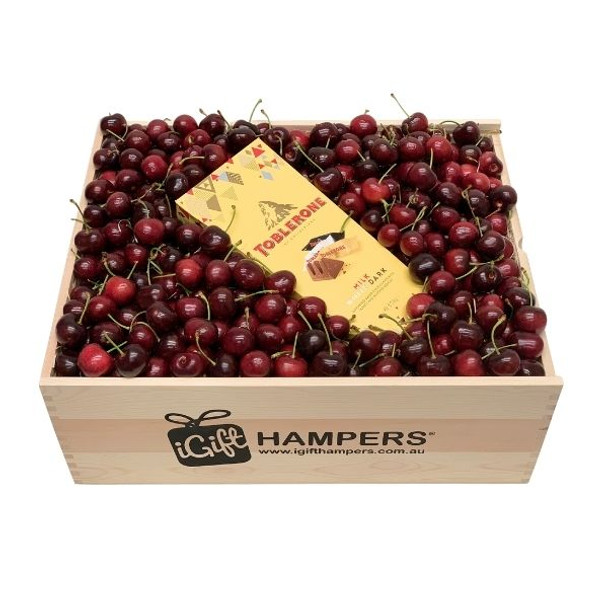 Cherry Fruit Gift Hamper with Toblerone