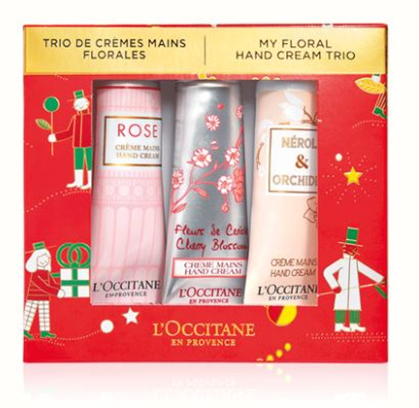 L'OCCITANE Mini Hand Cream | Floral Hand Cream Trio