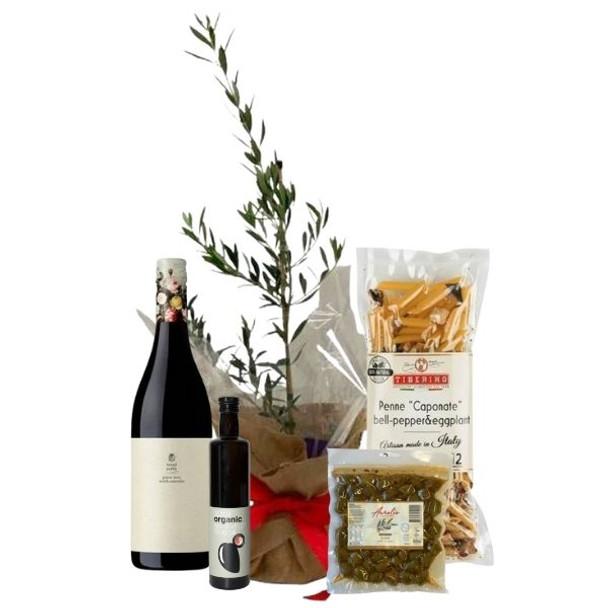 Olive Tree Gifts Australia | Olive Tree Gift with Pinot Noir