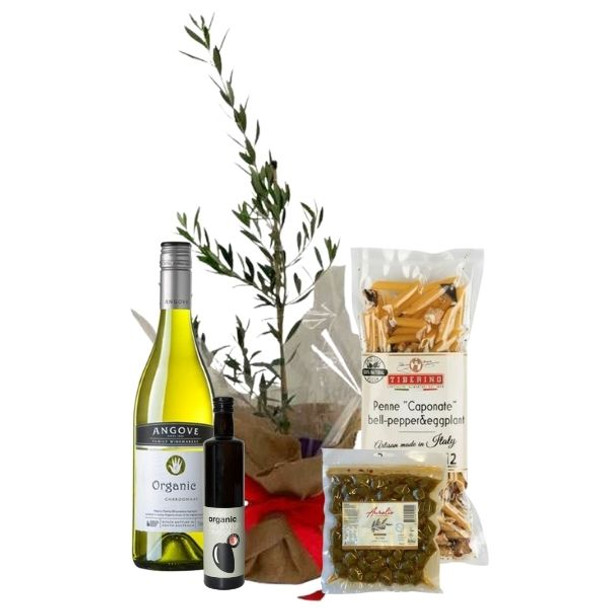 Buy Olive Tree | Olive Themed Gifts with White Wine