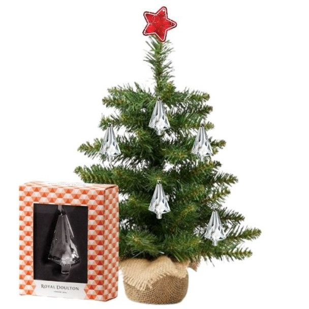 Live Christmas Tree | Royal Doulton Glass Ornament