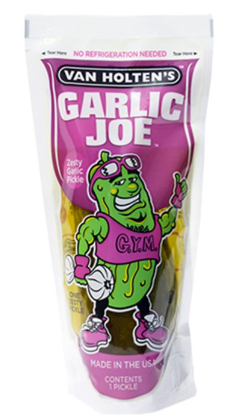 Van Holten's Jumbo Garlic Joe Pickle In Pouch