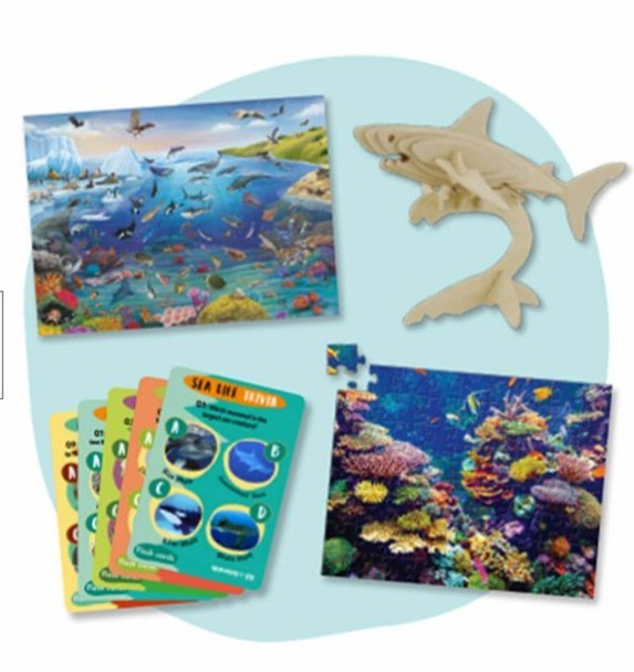 Amazing Activity Set - Ocean Life Gift Box for Kids