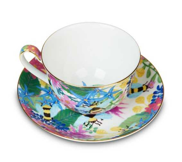 T2 Generous Cup & Saucer - Bees