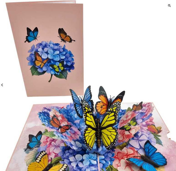 Pop Up Card | Butterfly Garden