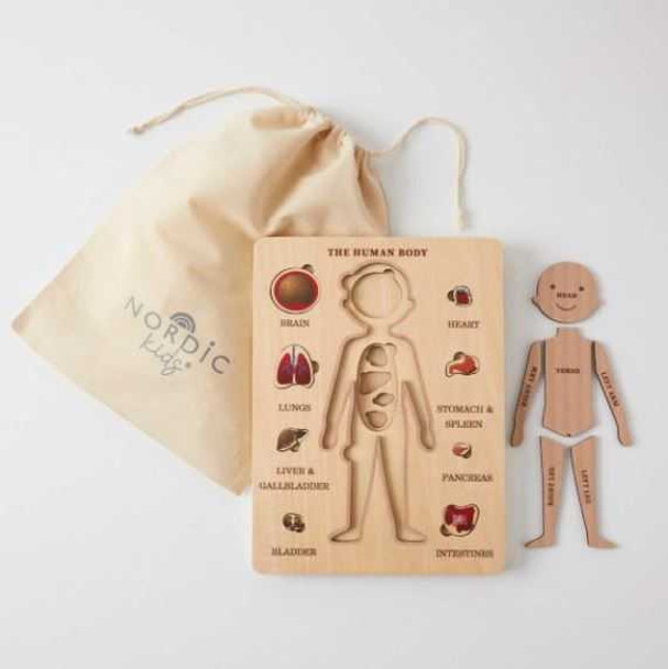 Wooden Human Body Puzzle