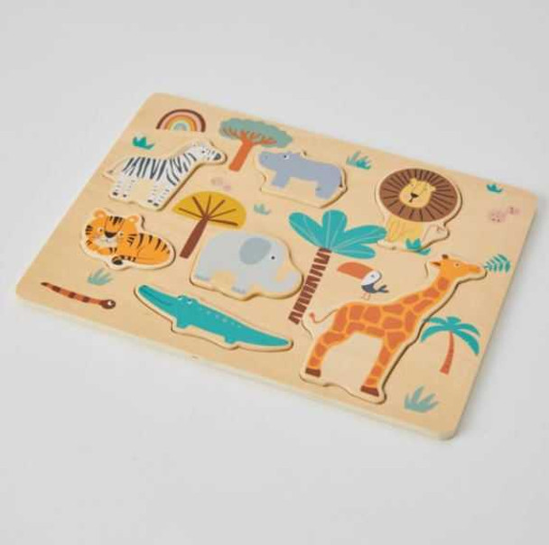 Wooden Zoo Animal Puzzle