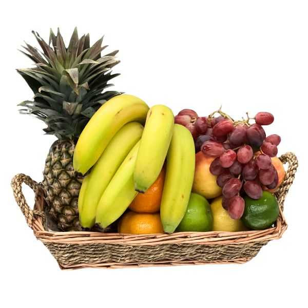 Deluxe Orchard Bounty: Traditional Fruit Basket