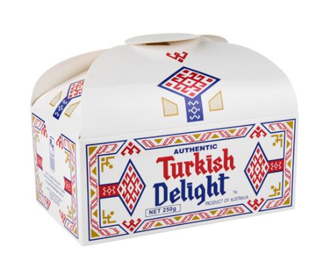 Authentic Turkish Delight Treasure Chest - Rose 250g