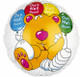 Foil Balloon 9" (22.5cm Dia) Round Bear Get Well
Get Well Soon Teddy Bear Balloon