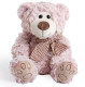 Blush Pink Teddy Bear Luke (20cmH)