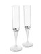 Vera Wang Infinity Toast Flute Pair - Champagne Glasses