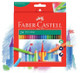 Faber-Castell Vibrant Tri Colour Pencils, Assorted – Pack of 24