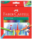 Faber-Castell Vibrant Tri Colour Pencils, Assorted – Pack of 24