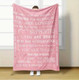 Flannel Blanket - Pink