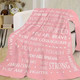 Flannel Blanket - Pink