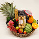 Christmas Fruit Basket with Moet Champagne