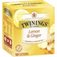 Twinings Tea | Lemon & Ginger Tea - 10pk